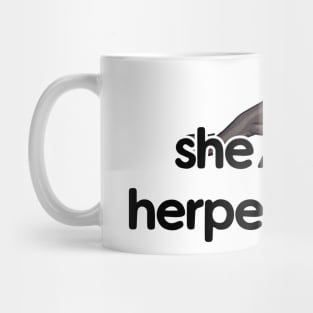 She/They Herpetologist - Salamander Design Mug